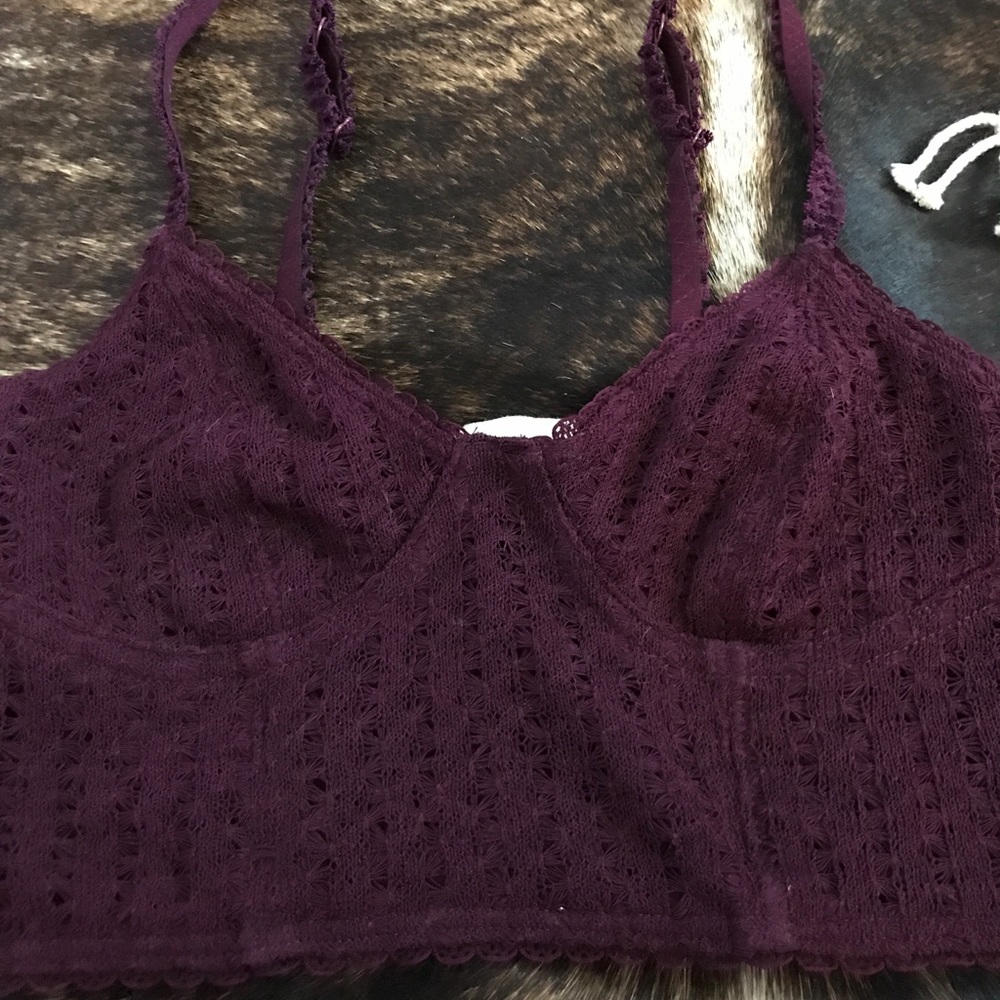 COPY - Pins and needles lacey bralette crop top
